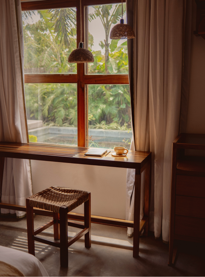 Suíte N01 - Quarto frente a psicina